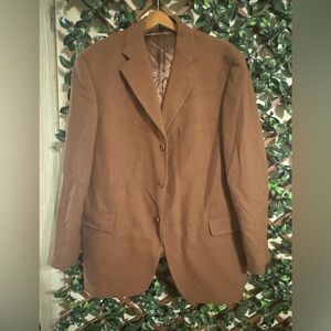 Classic Movimento Cashmere Blend Brown Men's Blazer Size 42R NWT